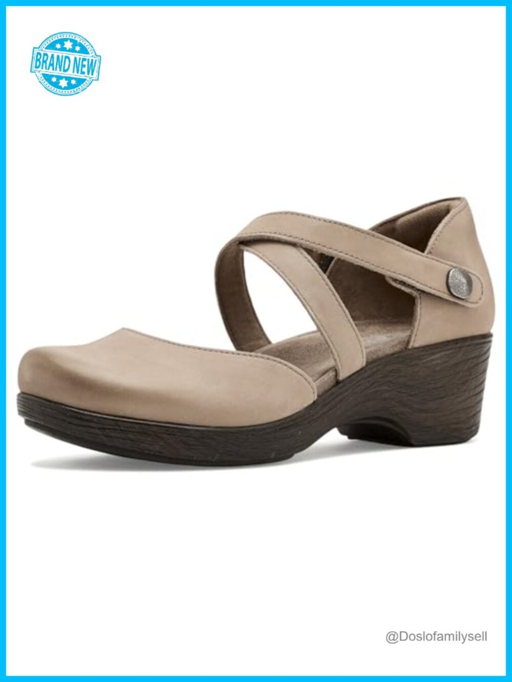 Alegria by PG Lite Savina Leather Wedge Sandal Kitten Heel Platform Open Toe